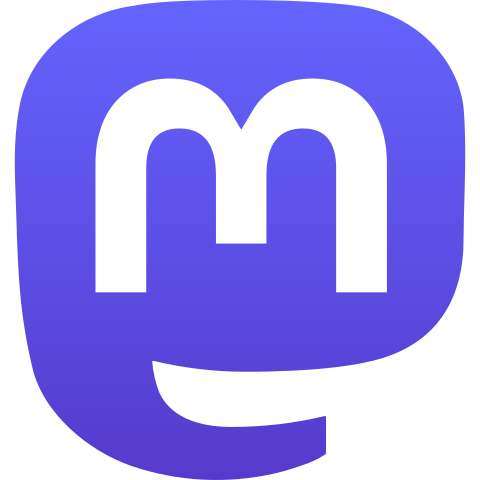 Mastodon logo. AGPL source: WikiCommons